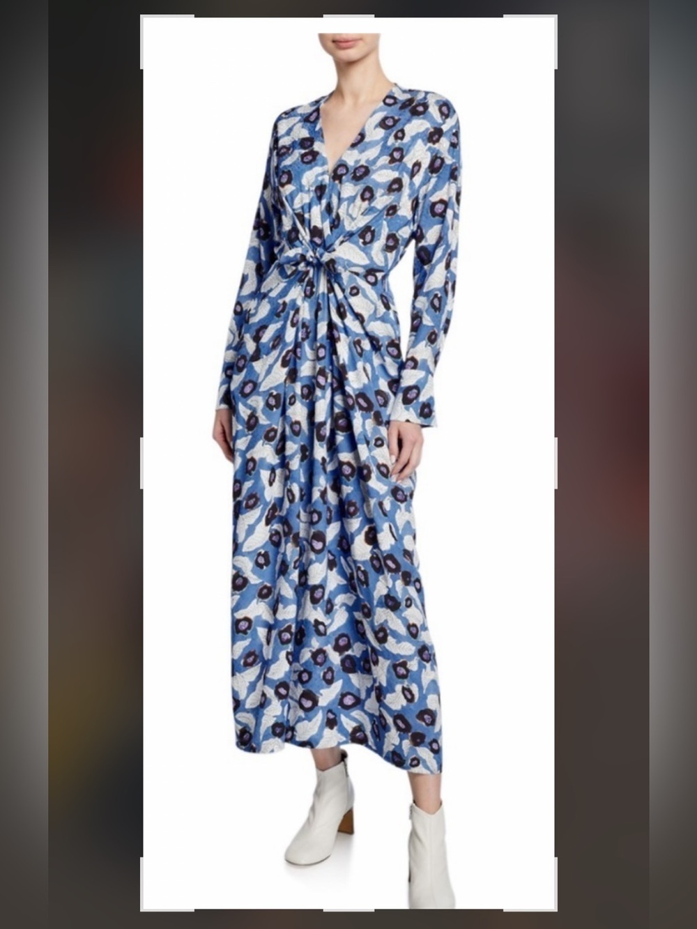 Christian Wijnants floral  midi dress